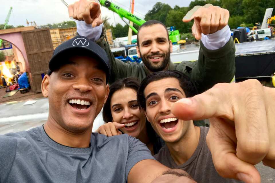 Aladdin: prima foto di Will Smith sul set del live action