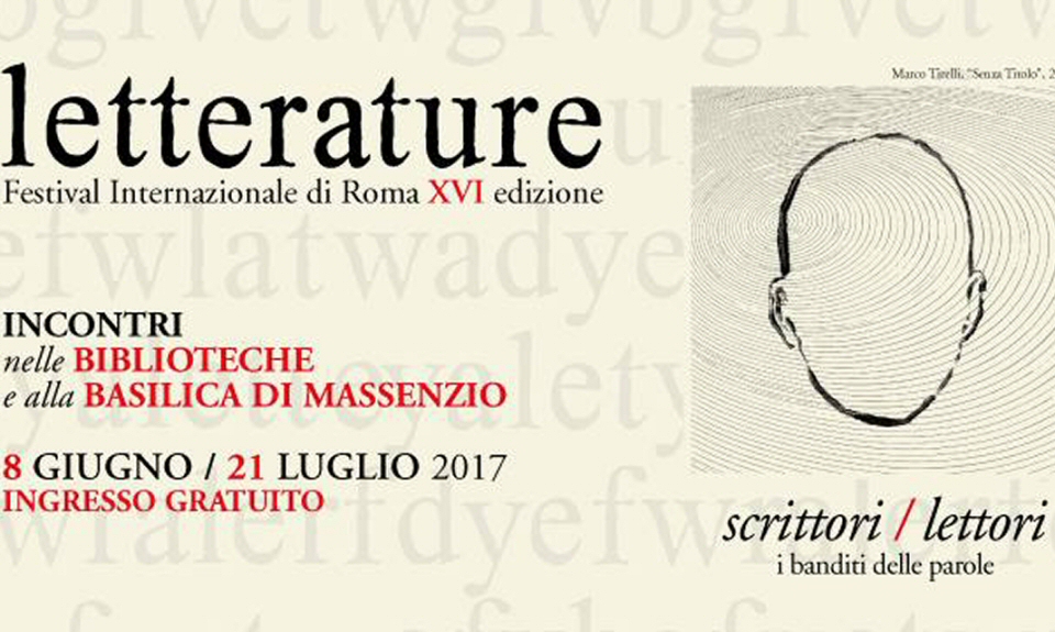 Grandi nomi per la 16esima edizione di Letterature - Festival Internazionale di Roma