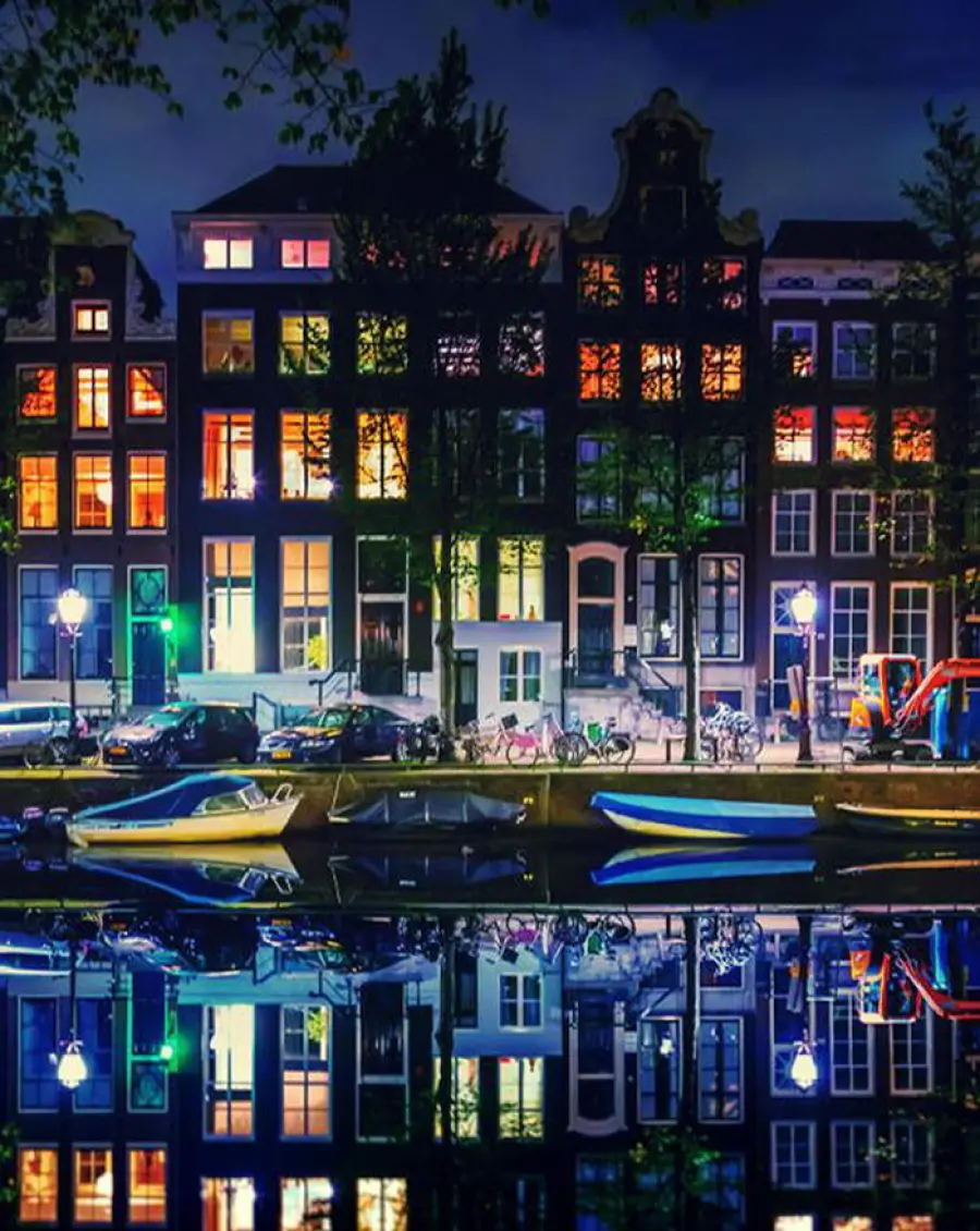 Foto del giorno: tutti i colori di Amsterdam