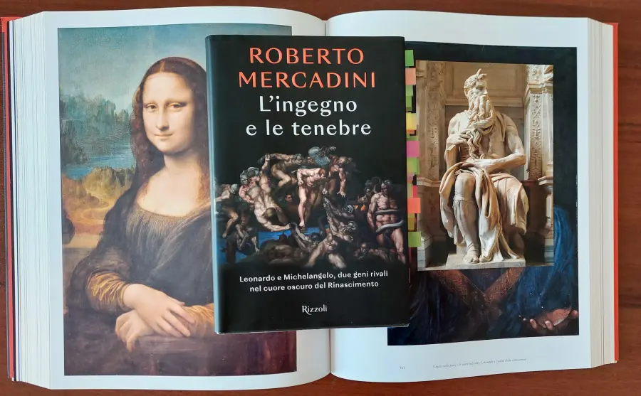 L’ingegno e le tenebre: il libro di Roberto Mercadini su Leonardo Da Vinci e Michelangelo